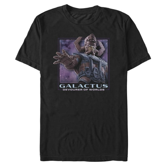 Mens The Fantastic Four: First Steps Galactus Devourer of Worlds Portrait T Shirt