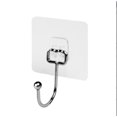 thumbnail image 1 of Large Adhesive Hooks 22ib(max), Waterproof And Rustproof Wall Hooks For Hanging Heavy Duty, Stainless Steel Towel And Coats Hooks To Use Inside Kitche, 1 of 4