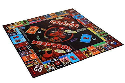 Hasbro Monopoly Game Marvel Deadpool Edition for sale online 