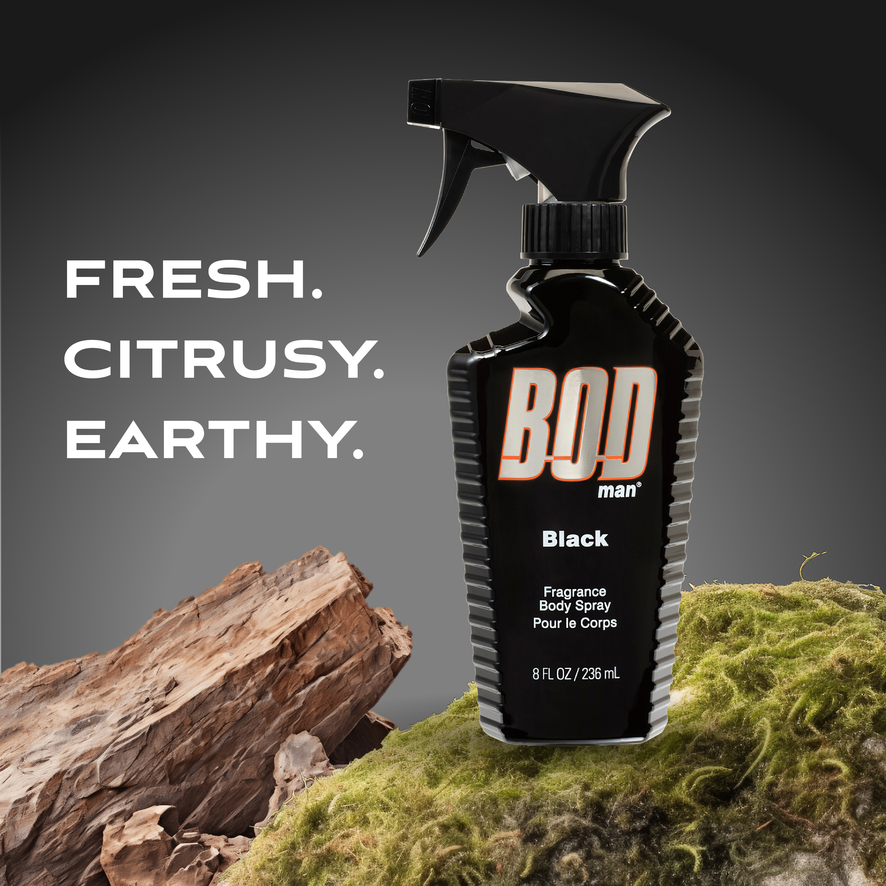 Bod Man Black Body Spray Fragrance, 8 fl.oz. - image 2 of 7