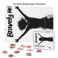 thumbnail image 6 of 500 PCS Bravely Me' Slogan Person With Open Arms Jigsaw Puzzles 500 Pieces,Unique And Beautiful Design,Enjoy The Puzzle Solving Process,Charm Wooden Puzzle Game,Creative Activity Hobbies For Adult, 6 of 6