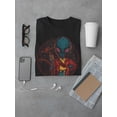 thumbnail image 3 of Cool Alien With Headphones Style T-Shirt Men -Image by Shutterstock, Male Large, 3 of 4