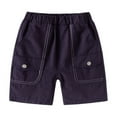 thumbnail image 2 of Pants for Boys Toddler Sport Solid Spring Summer Shorts Casual Shorts Shorts Bottoms, 2 of 3