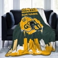 thumbnail image 2 of Custom Green Bay Blanket Personalized Throw Blankets Name and Number for Men Women Boy Football Style Decor Gifts, 2 of 6