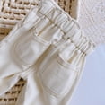 thumbnail image 4 of Little Baby Boys Girls Elastic Waist Causal Denim Pants Jeans 0-4T, 4 of 6