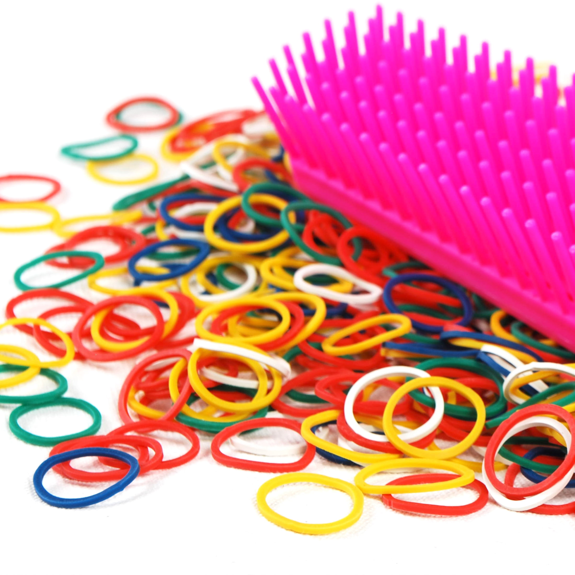 Sleek 500 Pack Assorted Rubber Bands