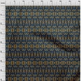 thumbnail image 3 of oneOone Cotton Poplin Fabric Swirl Ikat Print Fabric By Yard 56 Inch Wide, 3 of 4