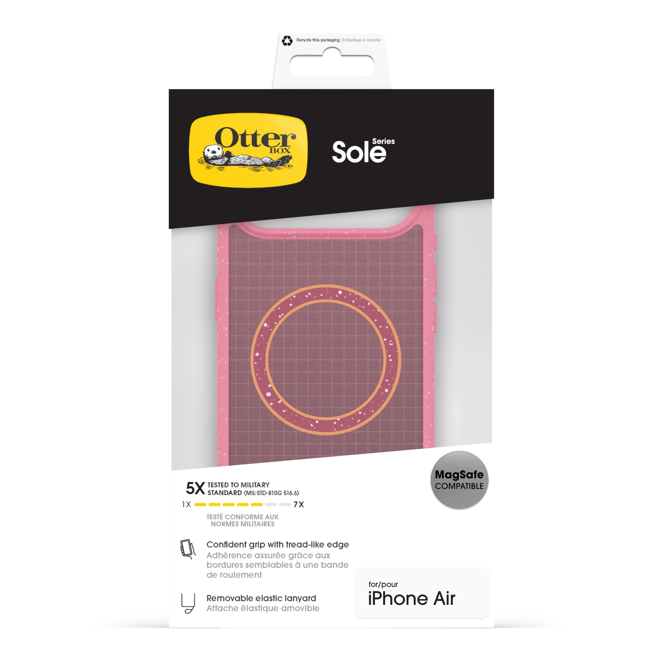 OtterBox Sole Series Case with MagSafe and Camera Control for iPhone Air - Pink