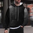 thumbnail image 2 of Hoodie Mens Shirts Hooded Drawstring Adjustable Shirt Men Casual Fashion Hooded Sweatshirts Round Neck Print Pullover Long Sleeve Sweatshirt Everyday,Streetwear,Outdoor Sports Clothing Shirts For Men, 2 of 5