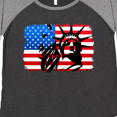 thumbnail image 4 of Inktastic Liberty Flag Women's Plus Size T-Shirt, 4 of 5