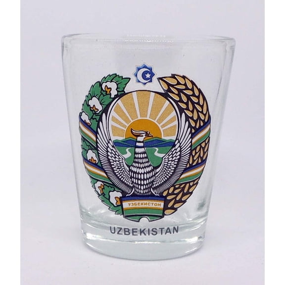 Uzbekistan Coat Of Arms Shot Glass