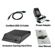 Avolusion HDDGear 2TB USB 3.0 External Gaming Hard Drive (for PS4, PS4 Slim, PS4 Slim Pro) -
