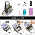 thumbnail image 5 of FORMRS Crossbody Bag for Women Quilted Travel Shoulder Cell Phone Purse with Chain Strap Handbag, Blue Halloween, 5 of 7