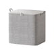 thumbnail image 1 of Bolsa De Almacenamiento Paquete de 2 bolsas de almacenamiento plegables de tela no tejida con cremallera, gran capacidad, para ropa de viaje, organizador de edredones con asas (gris, 150 L) Rkxzt, 1 of 9