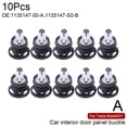 thumbnail image 4 of Universal Car Door Trim Panel Retainer Clips Kit, Automotive Fastener Push Rivets for Front & Rear Doors, 10-20 Pack, K6 Model Compatible, Durable Plastic Snap, 4 of 8