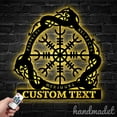 thumbnail image 2 of Handmadetneonsign Aegishjalmur Helm of Awe Metal Wall Art, Helm of Awe Metal Wall Decor, Helm of Awe, 2 of 5