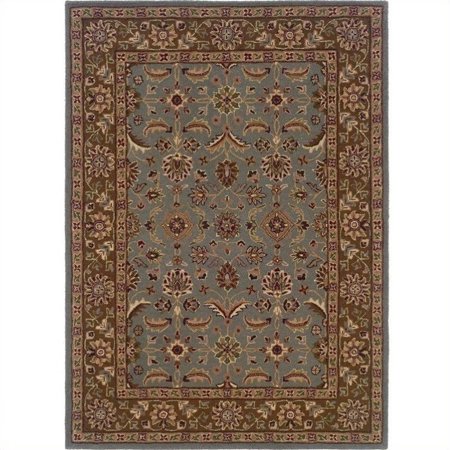 Linon Rugs Trio Traditional Rectangular Area Rug In Light Blue Brown 8 X 10 Walmart Canada