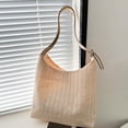 thumbnail image 1 of Bolso de Verano de Estilo Bohemio con Forro Bolsos Casuales Monedero Bolso Hobo de Gran Capacidad para , Diario, Hogar, Viajes, Regalos para Blanco Colco Bolso de paja, 1 of 8