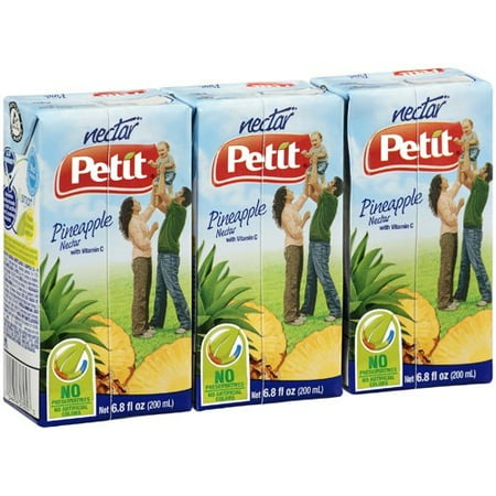 Petit Pineapple Nectar, 6.8 fl oz, 3 Ct