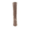 thumbnail image 3 of Vince Camuto Sessily Foxy Taupe Suede Slouchy Chunky Block Heel Knee High Boot (Foxy Taupe Suede, 6), 3 of 5