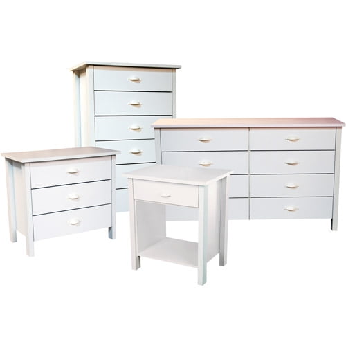 Nouvelle Dressers 4piece Collection, White