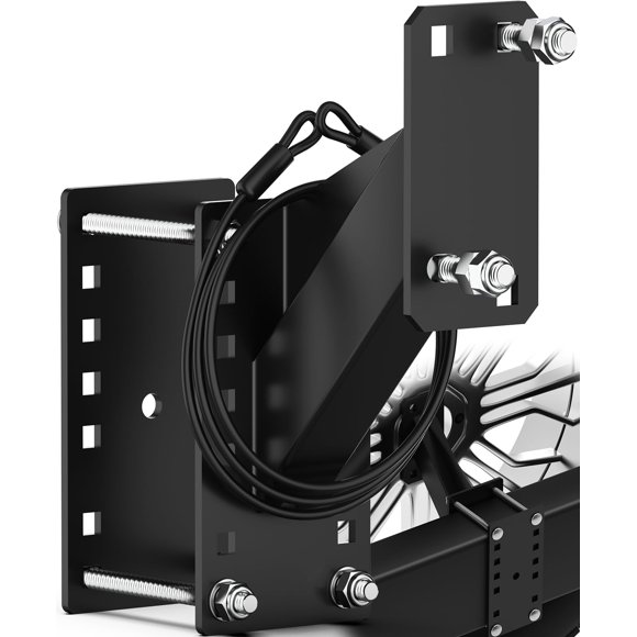 PAULINN Support de Pneu de Remorque de Rechange, Porte-Pneu de Rechange Universel pour Remorque Utilitaire Bateau, Convient aux Roues de Remorque à 4 / 5 / 6 Écrous sur 4 Pouces, 4