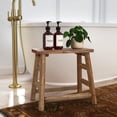 thumbnail image 4 of Rustic Accent Stool, 18"W, KD, Natural Rustic, 4 of 5