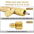 thumbnail image 3 of Valve Core Remover Installer Tool & HVAC Service Wrench with Hex Bit Adapter Kit, 3 of 8