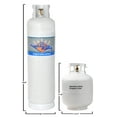 thumbnail image 7 of Flame King Empty Steel Propane Tank, LP Refillable Cylinder with POL for RVs, Campervans, 60 lbs, 7 of 7