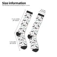 thumbnail image 4 of Haiem Dachshund Dog Puppy Socks, Funny Novelty Crazy Design Cotton Socks Sports Socks Knee High Socks For Men, Women,1Pairs - Gift For Working Friends, 4 of 8