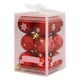 thumbnail image 1 of Yuarrent Paquete de 12 Bolas de Navidad Árbol Colgante Festival Atmósferas Decoración Fotografía Prop Adornos Hotel Patio Hogar Kits de decoración para fiestas Rojo, 1 of 6