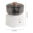 thumbnail image 2 of Mini procesador de alimentos eléctrico de 350 ml, picador de ajo (blanco), electrodomésticos, 2 of 7