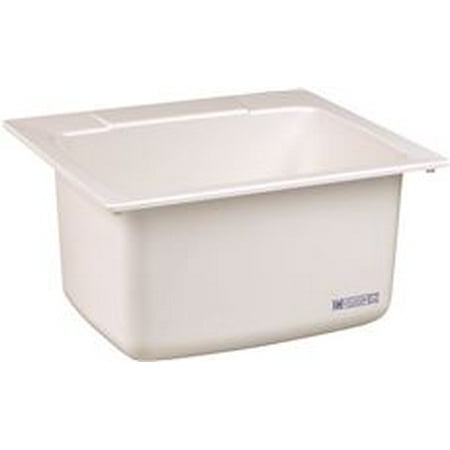 El Mustee 17-Gallon Single Bowl Utility Sink, 25 X 22 X 13-3/4 In., (Best White Kitchen Sink)