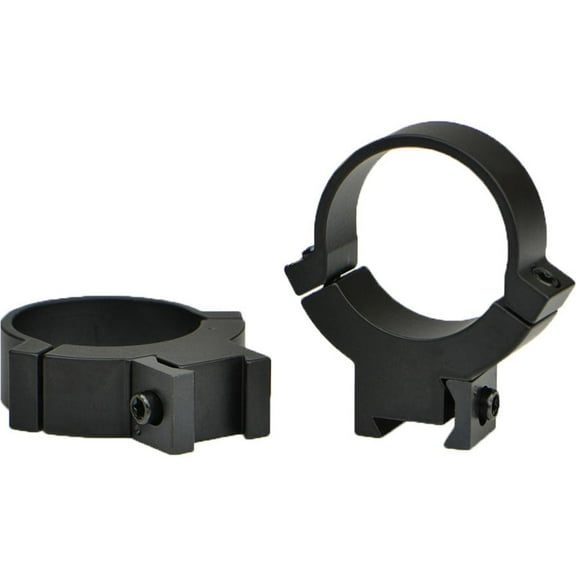 Warne Rimfire 3/8" and 11mm Dovetail 30mm Scope Rings Matte Black High