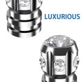 thumbnail image 3 of Quarkace Tapones Para Válvulas De Neumáticos, Tapones Para Válvulas Con Diamantes De Imitación Brillantes, Paquete De 4 Para Coches, Todoterrenos, Camiones, Motocicletas, Bicicletas, Revestimiento Ant, 3 of 5