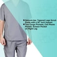 thumbnail image 4 of M&M SCRUBS Men's Scrub Set Medical Scrub Top and Pants, 4 of 7