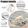 thumbnail image 6 of Uorisanigo ATV Seat Cover Non-Slip Floral Rooster Print Four-Wheeler Seat Cover Protective Motorcycle Passenger Seats Cushion Covers Breathable Padded Protection Suitable for Most Models, 6 of 7