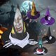 thumbnail image 1 of Fiudx Sombrero de Bruja de Halloween, Diseño de Mano de Esqueleto, Tela, Accesorio de Fiesta Único, Temática de Terror y Misterio, Decoración para Interiores y Exteriores, Ideal para Cualquier Festiv, 1 of 3