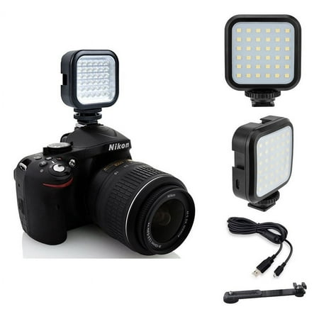 Compact LED Light Kit with Power Set for Canon EOS R6 R5 Ra