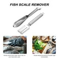 thumbnail image 5 of MLINS Stainless Steel Fish Scaler with Comfortable Grip and Meat Protecting Teeth for Home Use Silver, 5 of 8