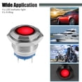 thumbnail image 2 of Unique Bargains 5pcs LED Indicator Light 16mm 233V AC Signal Warning Light for Car Truck Interior Red, 2 of 7