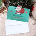 thumbnail image 2 of Grrvtrz Christmas Greeting Cards with Envelopes and Stickers 10 Pack Glitter Christmas Cards with Envelopes Christmas Greeting Cards Father Christmas Snowman,Decoration Supplies,Home Decor, 2 of 6