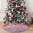 thumbnail image 5 of Rateoe Leopard Skins And Heads Print Christmas Tree Skirt 48" for Xmas Holiday New Year Party Circle Tree Mat Ornaments Decoration, 5 of 7