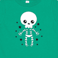 thumbnail image 4 of Inktastic Happy Halloween Spooky Skeleton and Stars Boys or Girls Baby T-Shirt, 4 of 5