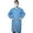 Blue, variant on VASTMED 50PCs Dental Medical Grade Lab Coat Multiple Layers 50G Disposable Knee Length with Pockets & Knit Cuffs Adult (Pink - X-Large)