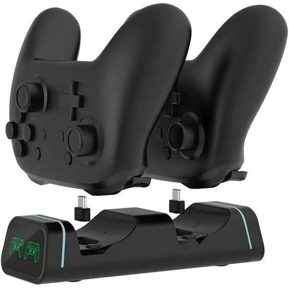 Switch Pro Controller Charger, Xbox Series S/X Controller Charging Dock, P5 Controller Charging Station, Switch Pro Controller, Google Controller (Not for Power A Pro Controller)