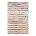 thumbnail image 3 of Unique Loom Braided Chindi Collection Area Rug - Trellis (4' 1" x 6' 1" Rectangle Multi/Beige), 3 of 7