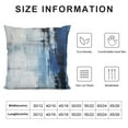 thumbnail image 5 of GOSMITH  Blue and Grey Abstract Art Artwork Pillow Cover, Gallery Modern Decorative Throw Pillows Cushion Cover for Bedroom Sofa Living Room, 5 of 5