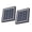 Blac, variant on Mosiee 2 Portable Solar Panels with Brackets 5W, Usb Suitable for Outdoor Charging Blac