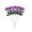 Purple, variant on 5 Pack Skeleton Hand Artificial Rose Stems Halloween Decorations, Gothic Black Orange Purple Red Fake Rose Picks, Spooky Skeleton Claw Floral Branches for Halloween Party Vase Table Centerpiece Decor
